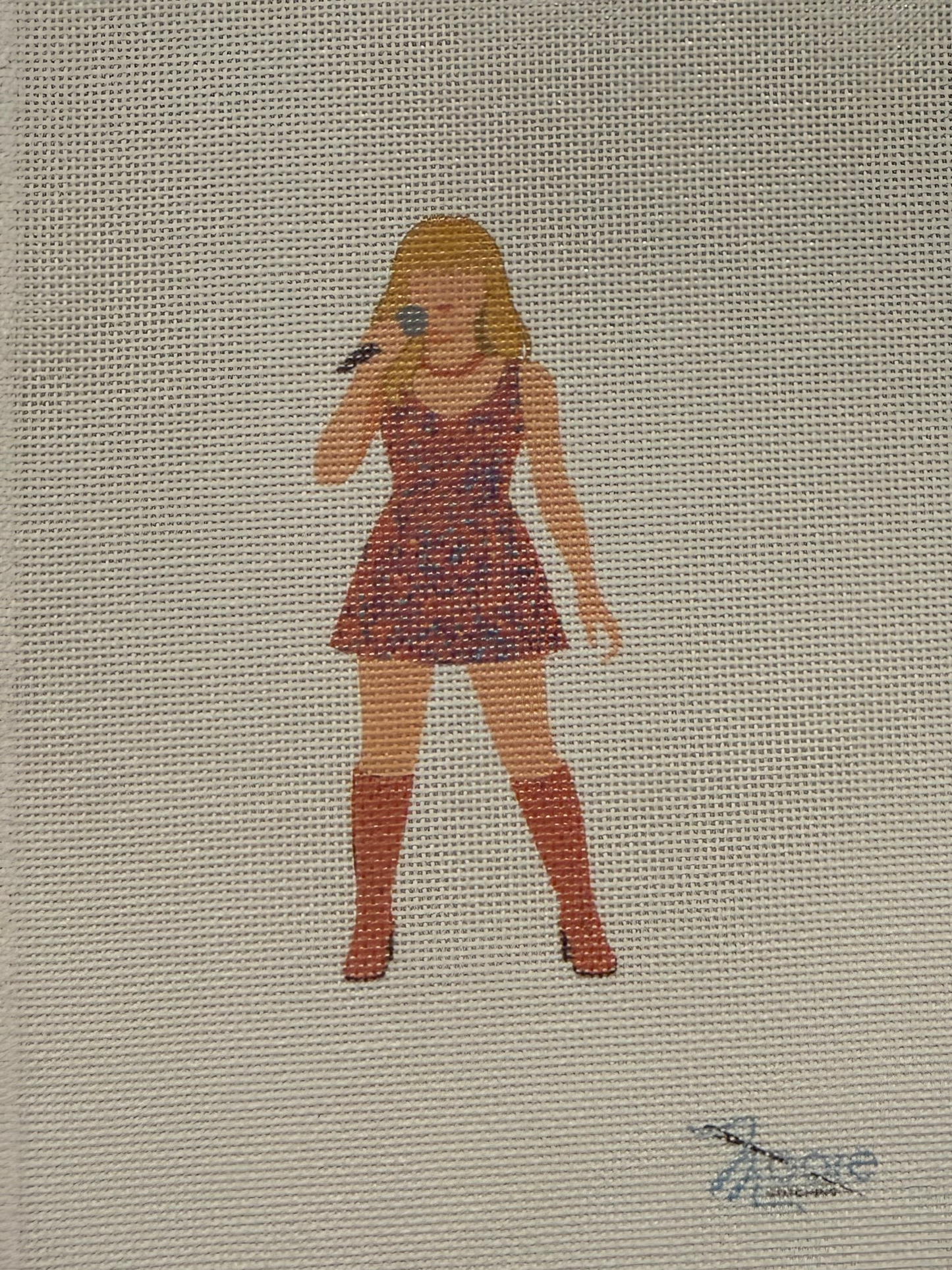 Showgirl Needlepoint Canvas