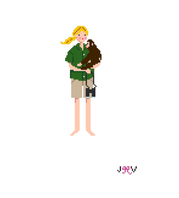 JV205 - Jane Goodall Needlepoint Canvas
