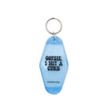 Oopsie, I Hit A Curb Keychain (Blue)