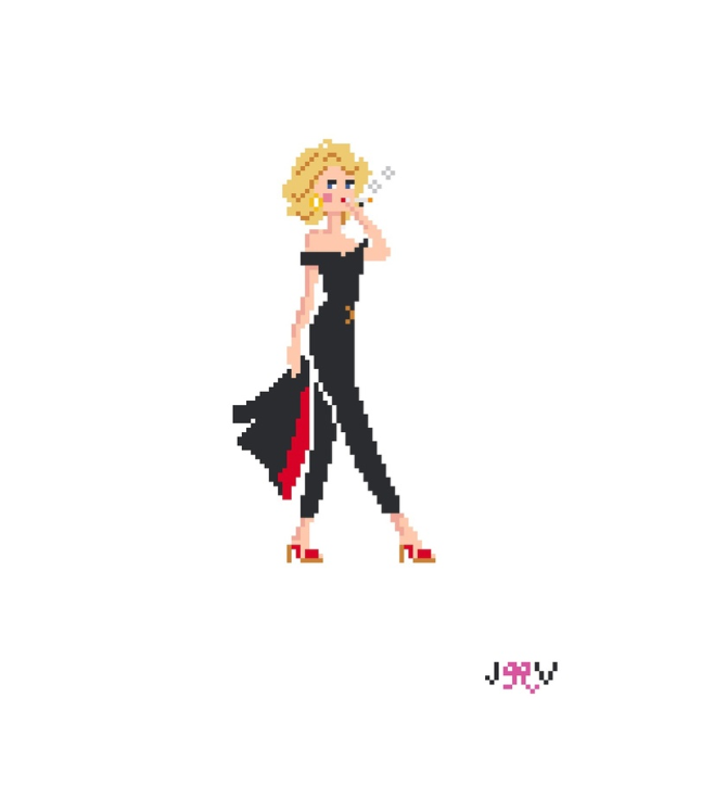 JV232 - Bad Sandy Needlepoint Canvas