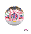 JV150 - Pink Bakery Needlepoint Canvas