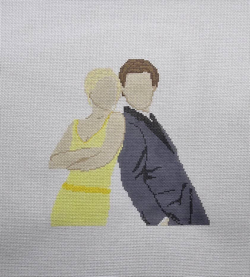 How to Lose a Guy in 10 Days Handpainted Needlepoint Canvas