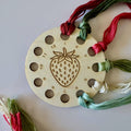 Strawberry Wooden Thread Organizer
