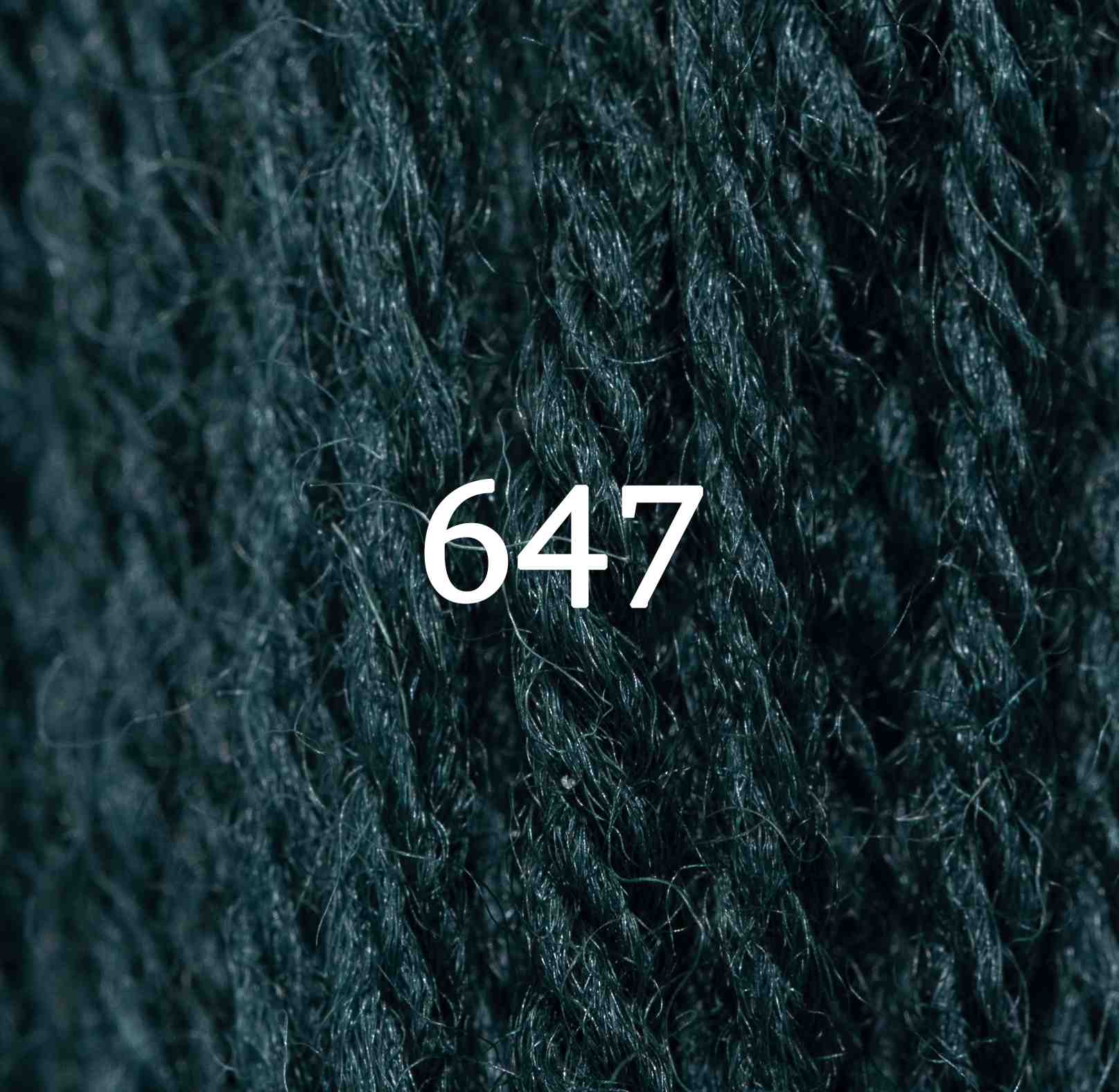 Appletons Wool Yarn - Peacock Blue 641-647