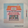 Bookstore — Printed Needlepoint Canvas (Large Design)