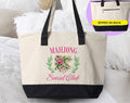 Mahjong Social Club - Mah Jong Canvas Tote Bag