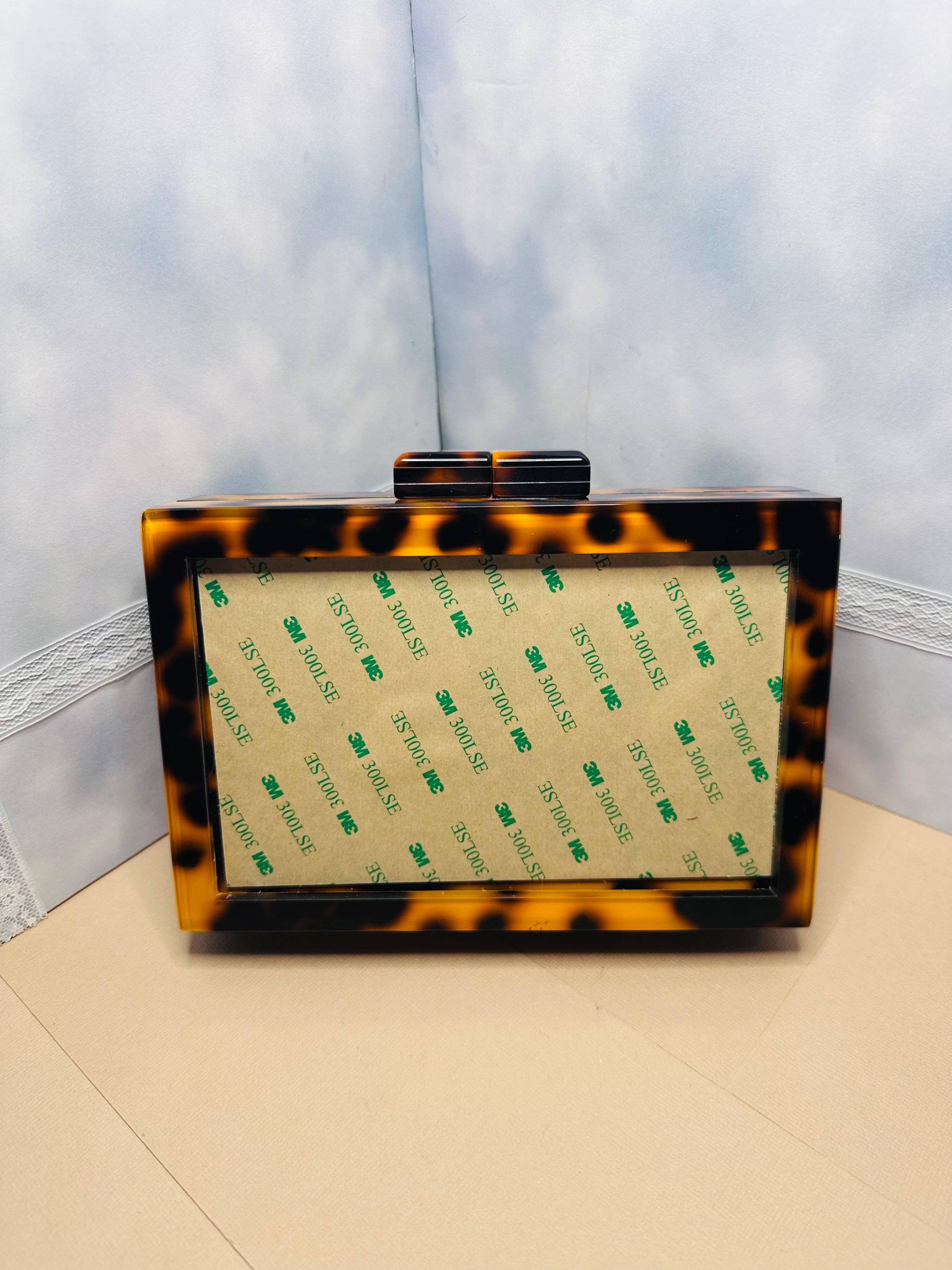 Self Finishing Acrylic Box Clutch