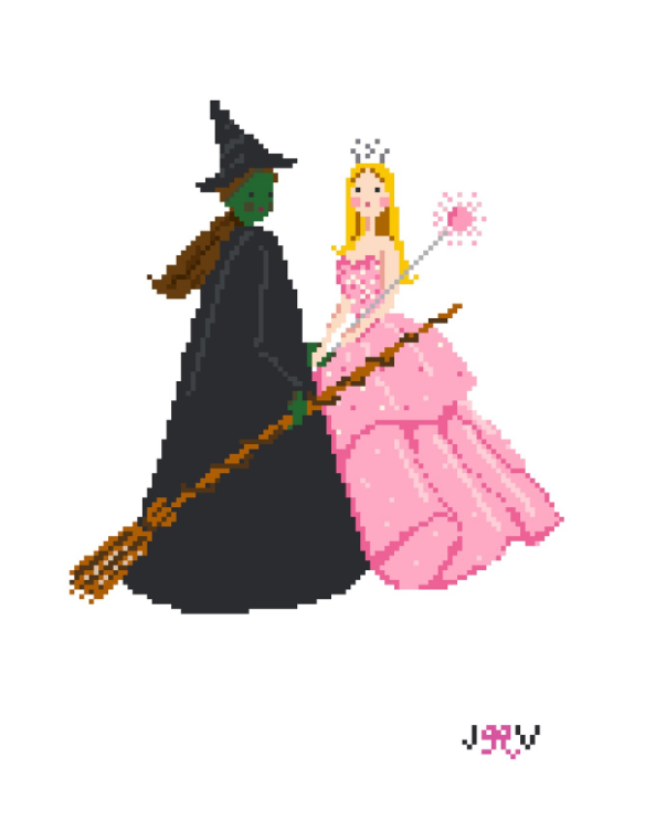 JV207 - Wicked Needlepoint Canvas