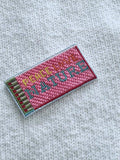 Peace Love Nature Matchbox Needlepoint Canvas on 18 mesh | H