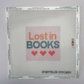Lost in Books — Printed Needlepoint Canvas (Small)