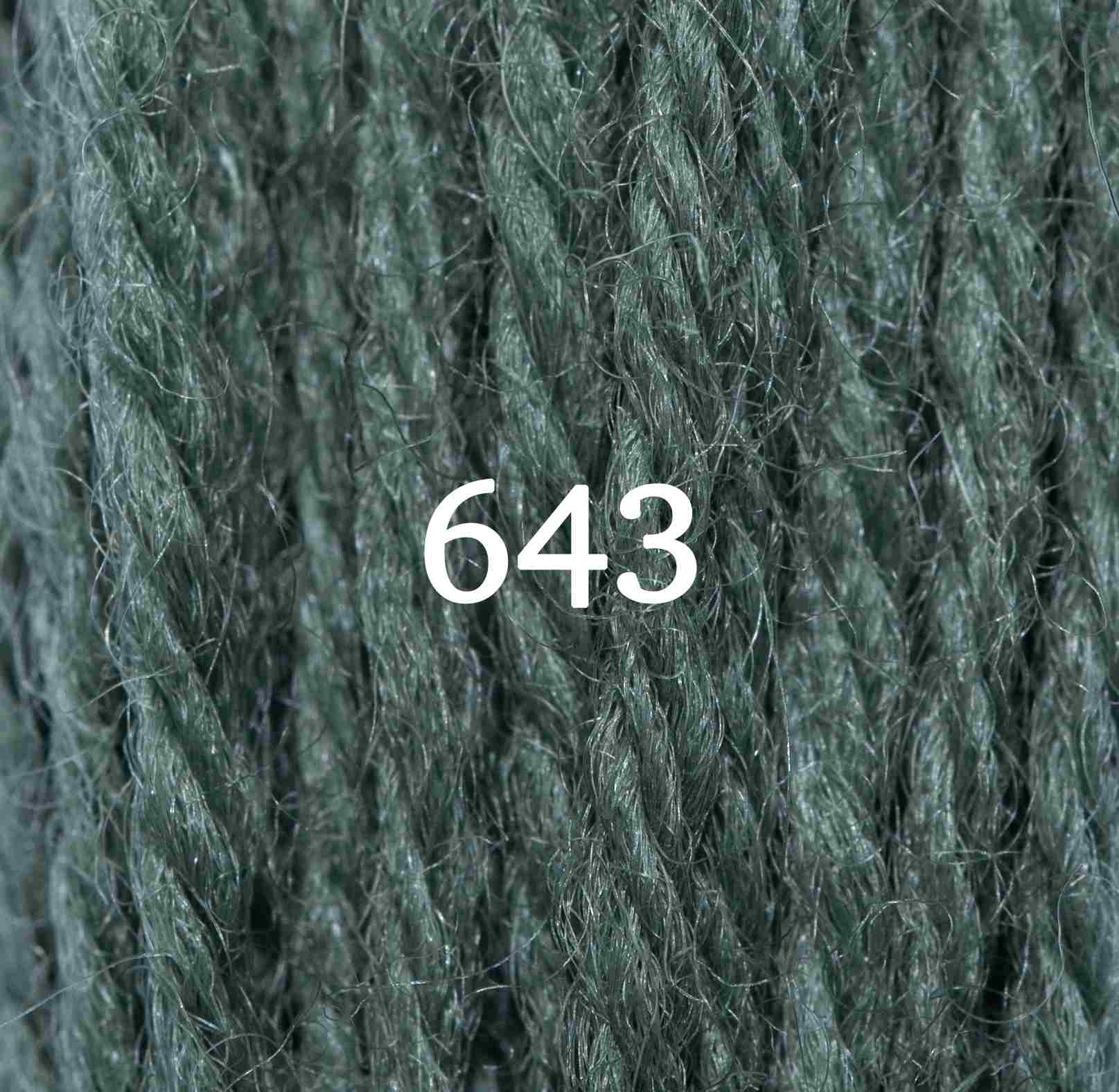Appletons Wool Yarn - Peacock Blue 641-647