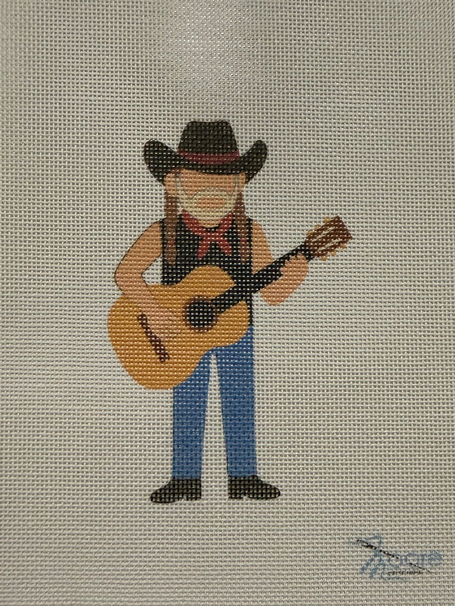 Willie Needlepoint Canvas