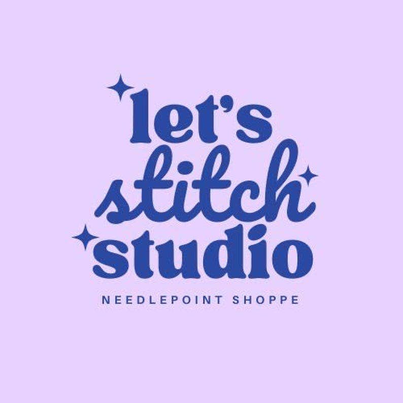 Mini Needlepoint Shop HandPainted Needlepoint Canvas on 18 Mesh