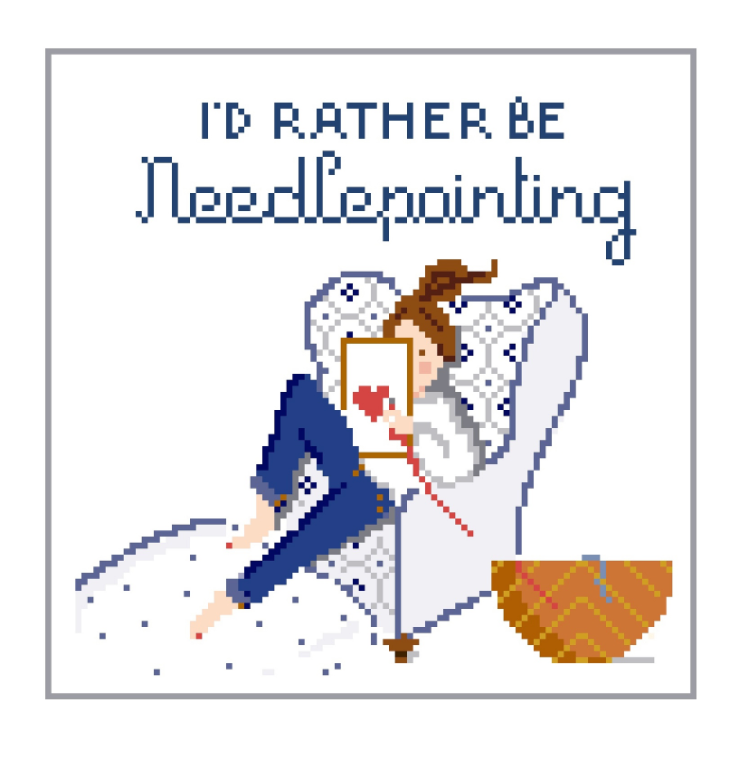 JV179 - Needlepointing  Needlepoint Canvas