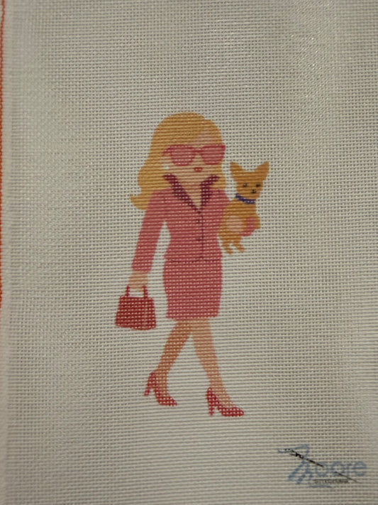 Elle Woods Needlepoint Canvas