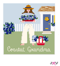 JV147 - Coastal Grandma Needlepoint Canvas
