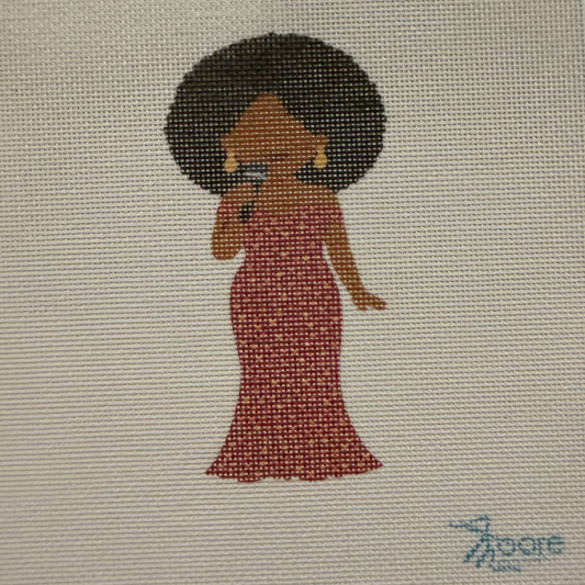 Queen of Motown Needlepoint Canvas