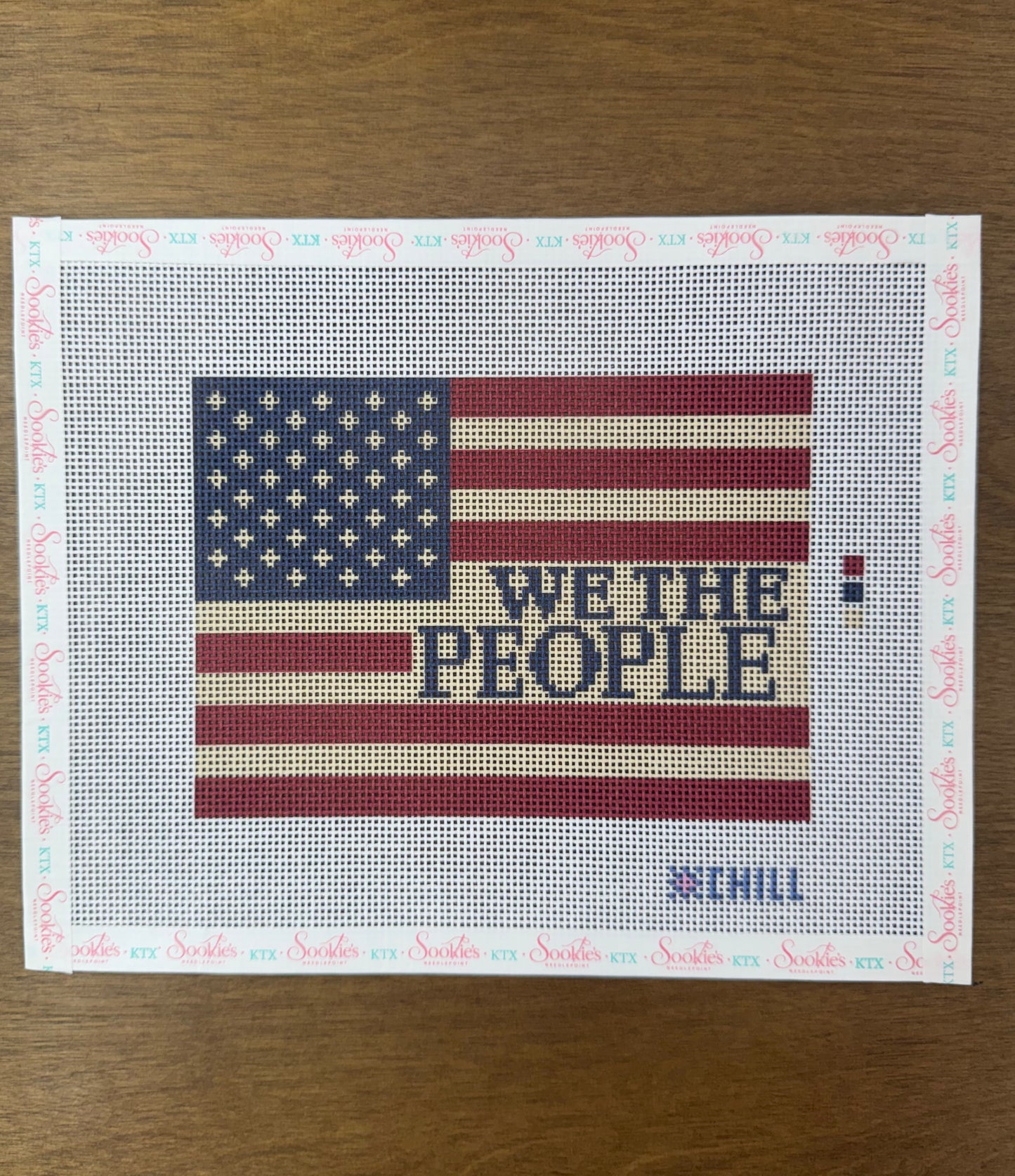 We the People Flag Canvas