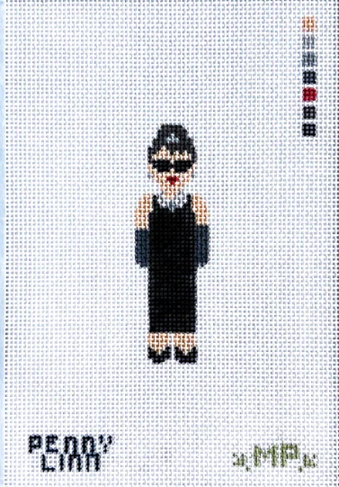 Audrey Hepburn Needlepoint Canvas - Expected to Arrive 07/31 - Pre-Order Now