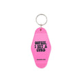 Oopsie, I Hit A Curb Keychain (Pink)