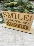 Smile You're on Camera Security sign