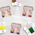 Book Shop Storefront 3.5” Needlepoint Canvas 18 Mesh Reading Needlepoint Canvas Storefront Hand Painted