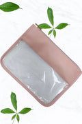 Clear Cosmetics & Toiletry Pu Handbag