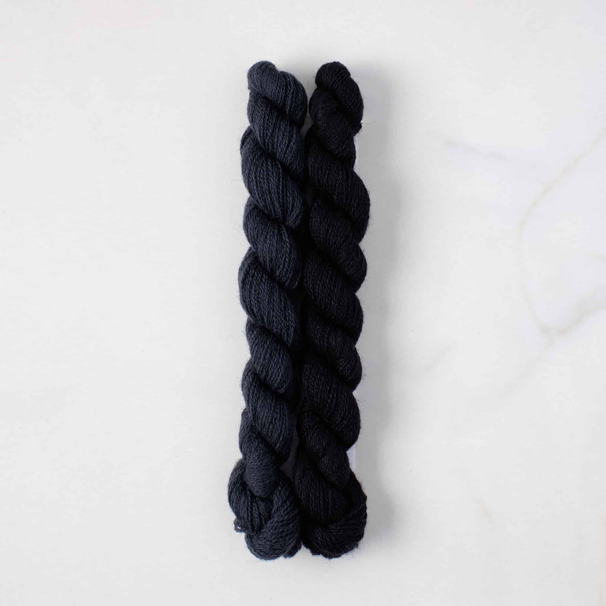 Appletons Wool Yarn - Blacks (3.5g Skeins)
