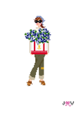 JV174 - Hydrangea Season Needlepoint Canvas