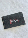 Peace Love NDLPT Matchbox Needlepoint Canvas on Black Sparkle 18 mesh | HandPainted