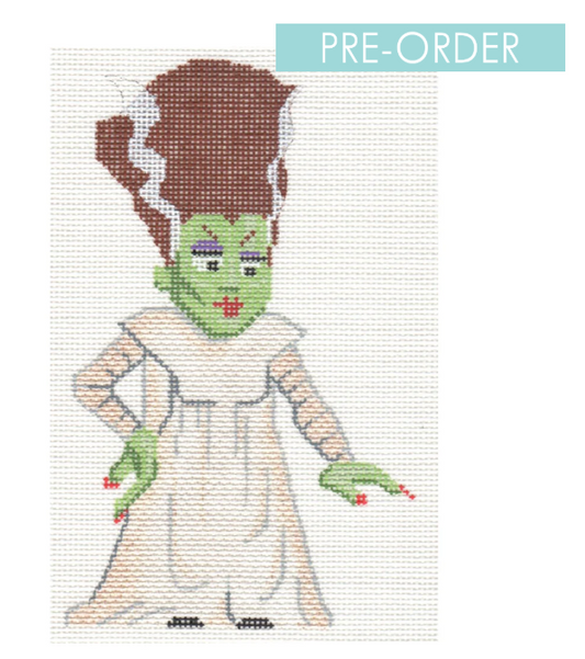 Labors of Love LL229 Bride of Frankie needlepoint canvas 18 mesh 3.5x6.25