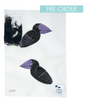 Labors of Love LL507 Halloween Crow needlepoint canvas 18 mesh 5.5x4.25 set of 2